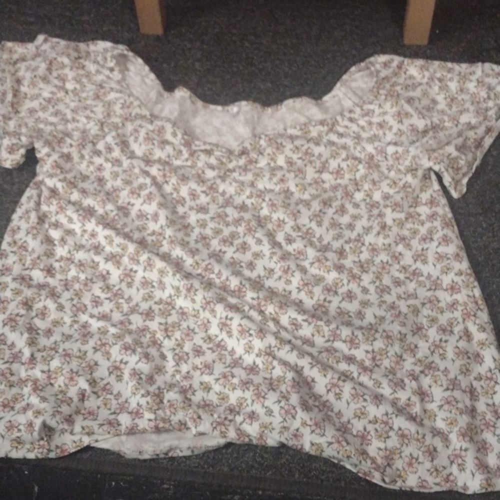 Women's floral print t shirt-0552